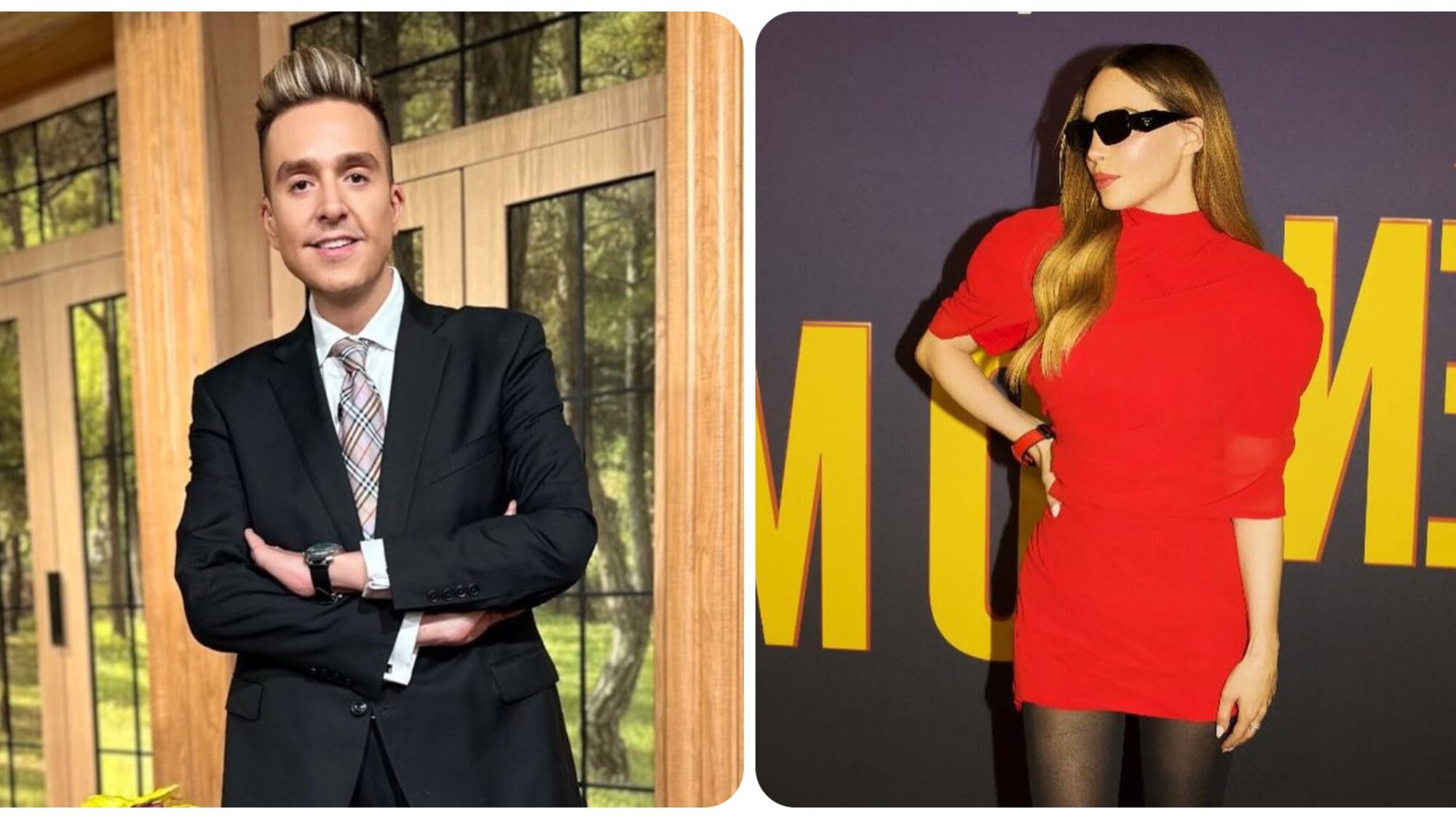 El conductor de televisión criticó que la famosa intente esquivar preguntas sobre Christian Nodal