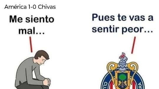 Memes América vs Chivas