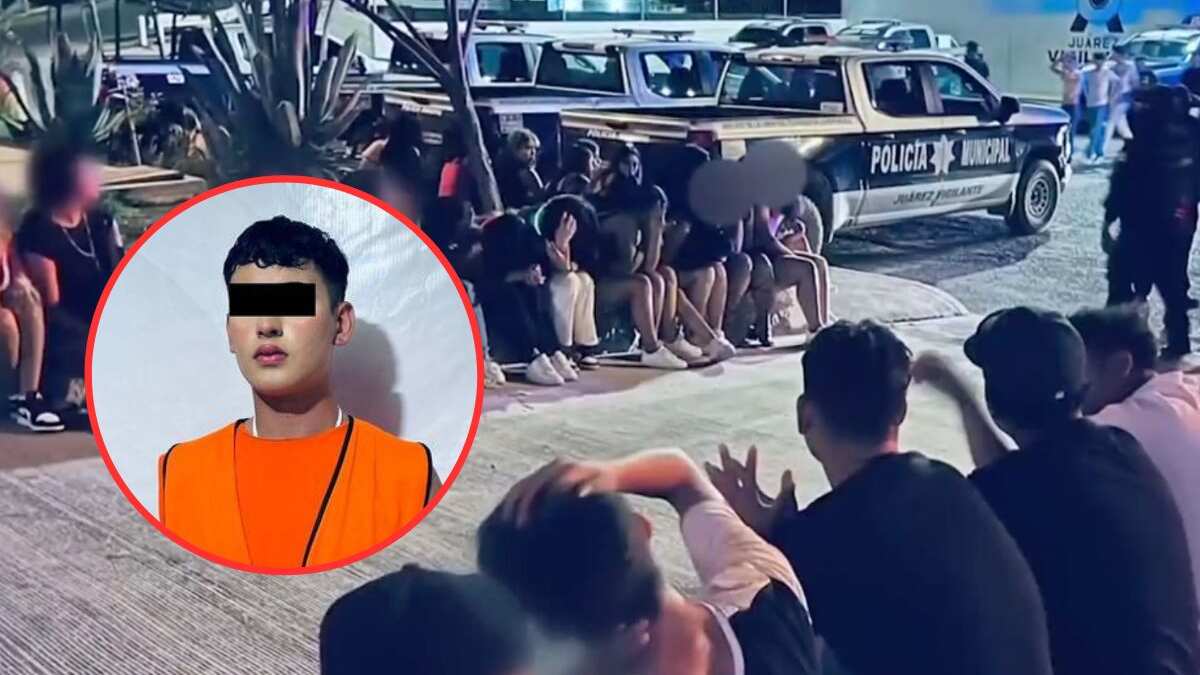 Detienen a 119 menores de edad en fiesta clandestina.