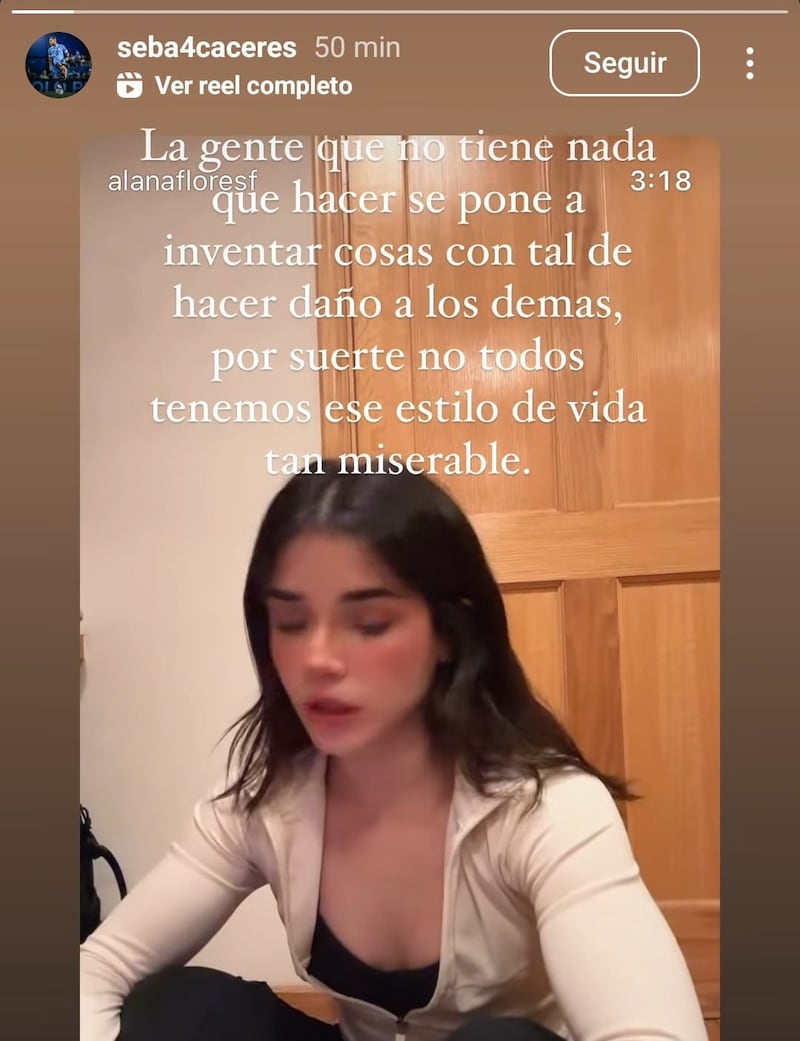 Sebastián Cáceres ya se pronuncio sobre el caso de Alana.
