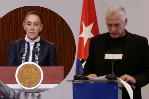 Díaz-Canel agradece a Claudia Sheinbaum el respaldo de México y la ayuda enviada a Cuba