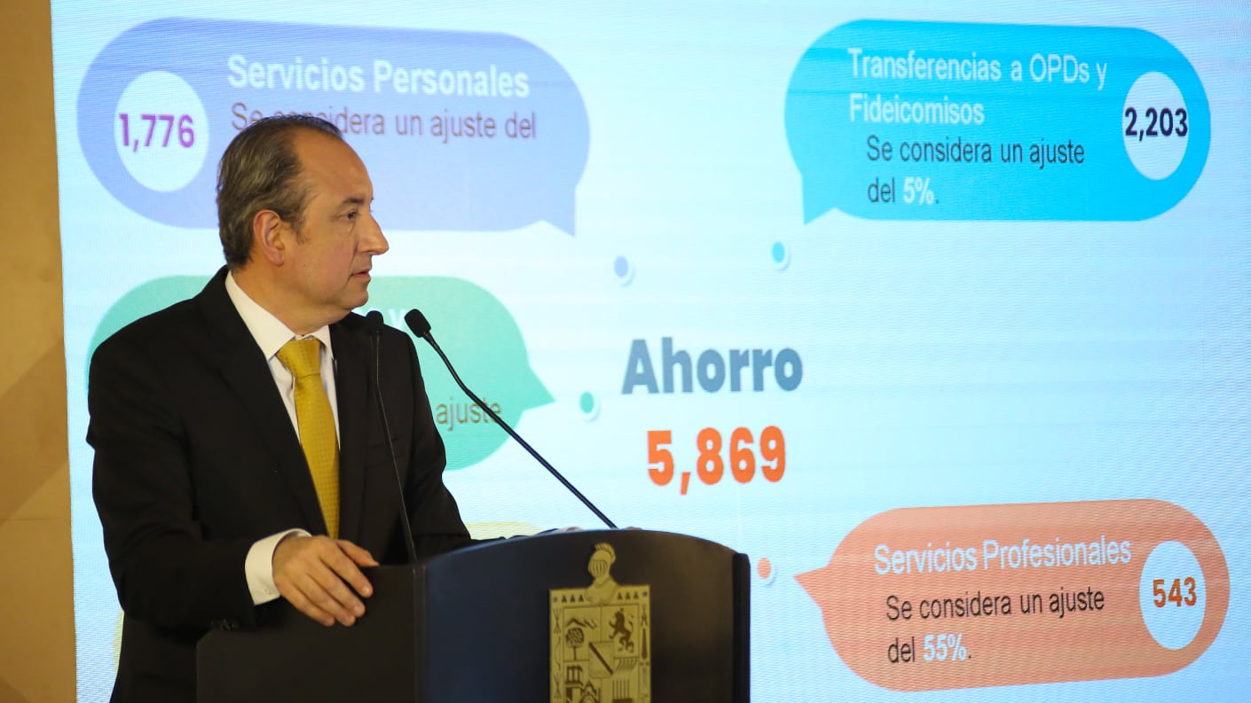 Garza Ibarra afirmó que la movilidad en el Estado recibirá un 73% más que el año pasado.
