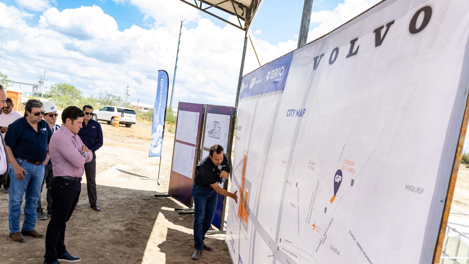 El mandatario estatal aseguró que esta planta será la más grande de Volvo en el mundo y se construirá en tiempo récord.