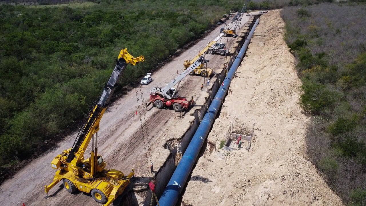 La obra en El Cuchillo II sigue normalmente, pero las visitas a la Presa Libertad fueron suspendidas.