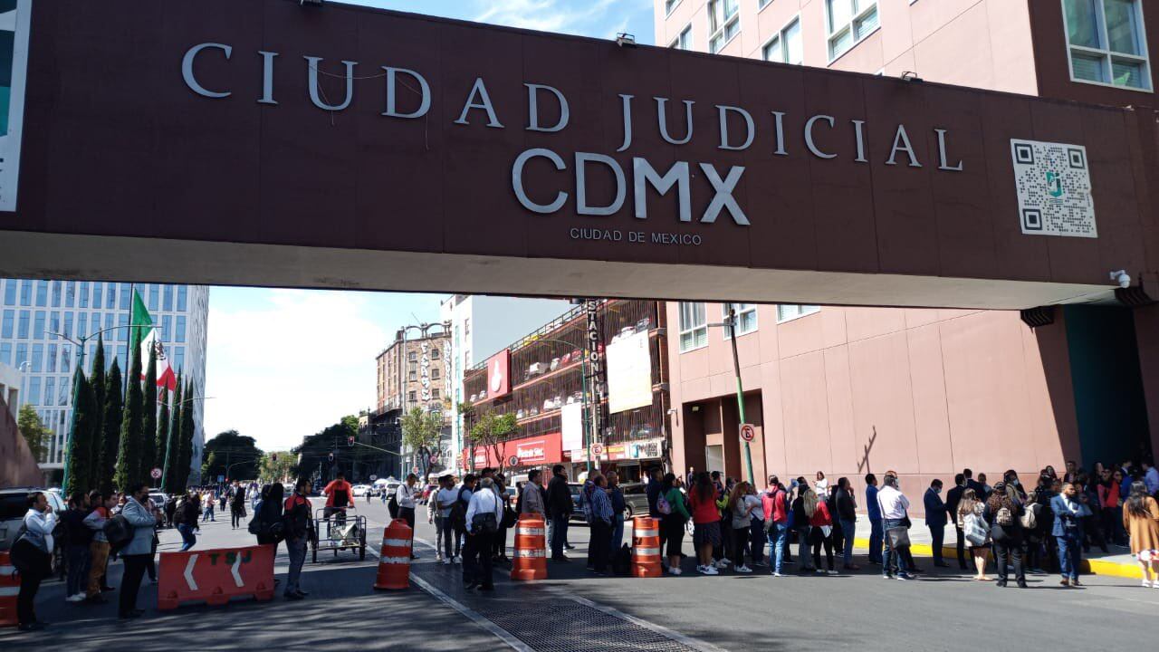 Paro en Poder Judicial de la Ciudad de México.
