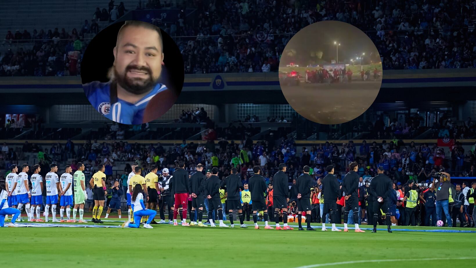 Aficionado de Cruz Azul murió tras juego ante Monterrey en CU.