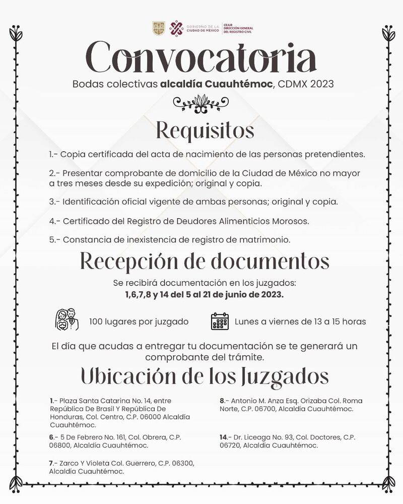 Convocatoria Boda comunitaria LGBT