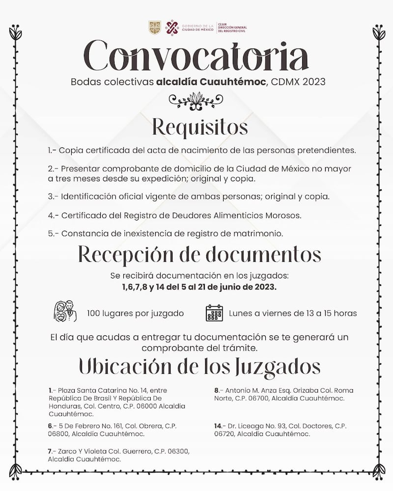 Convocatoria Boda comunitaria LGBT