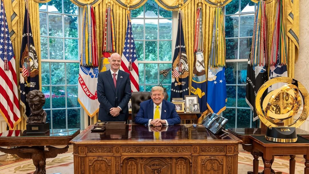 Gianni Infantino-Donald Trump