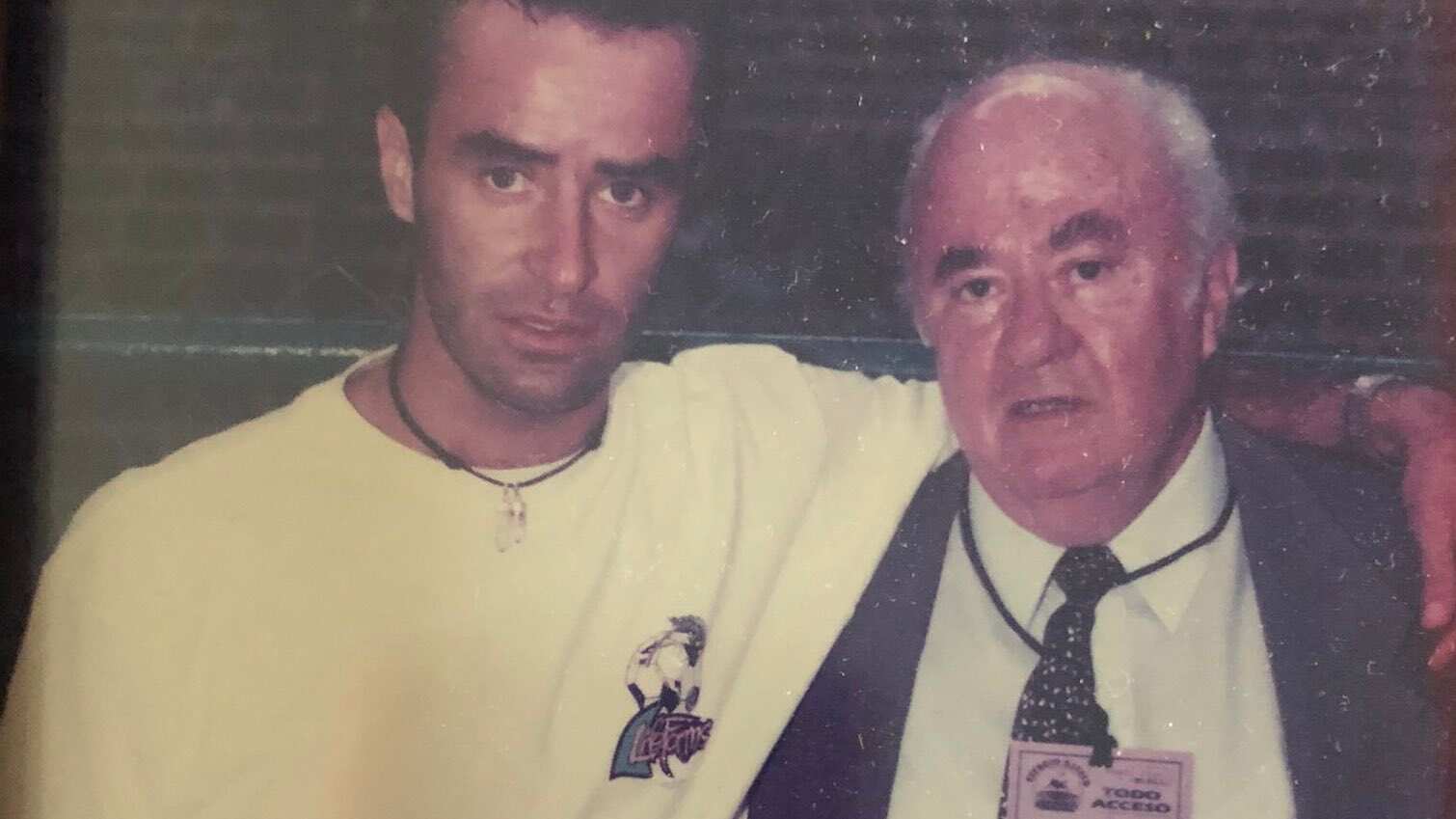 Luis Miguel Salvador y su papá