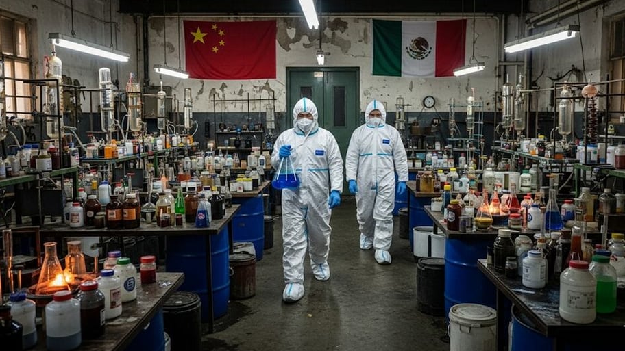 La operación evidencia la magnitud de la cooperación internacional entre carteles mexicanos y proveedores chinos de precursores químicos.