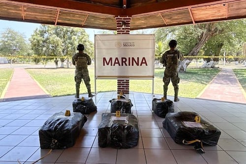 ¡Golpe al narco! Hallan más de 250 kilos de cocaína en una lancha en Michoacán