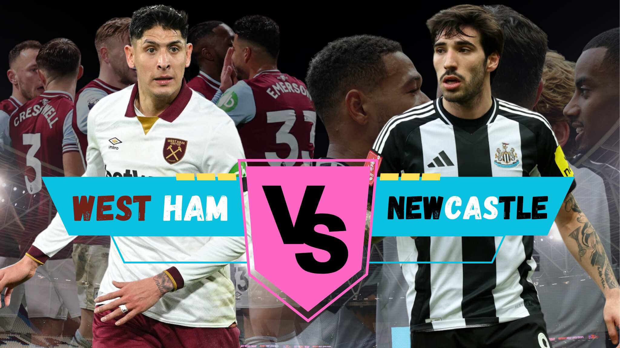 Edson Álvarez y el West Ham enfrentarán al Newcastle