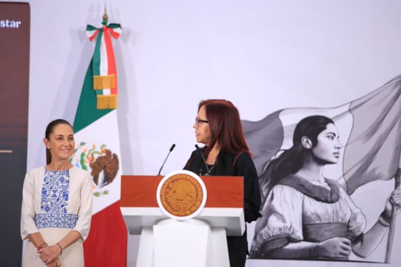 La titular de la Secretaría del Bienestar, Leticia Ramírez