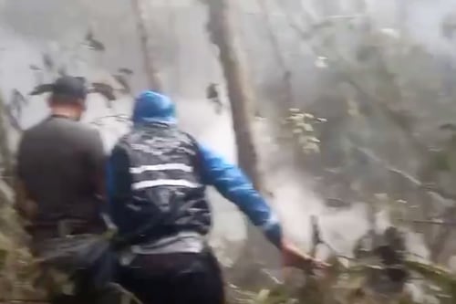 Video: accidente de helicóptero del Ejército dejó nueve personas muertas en el sur de Bolívar