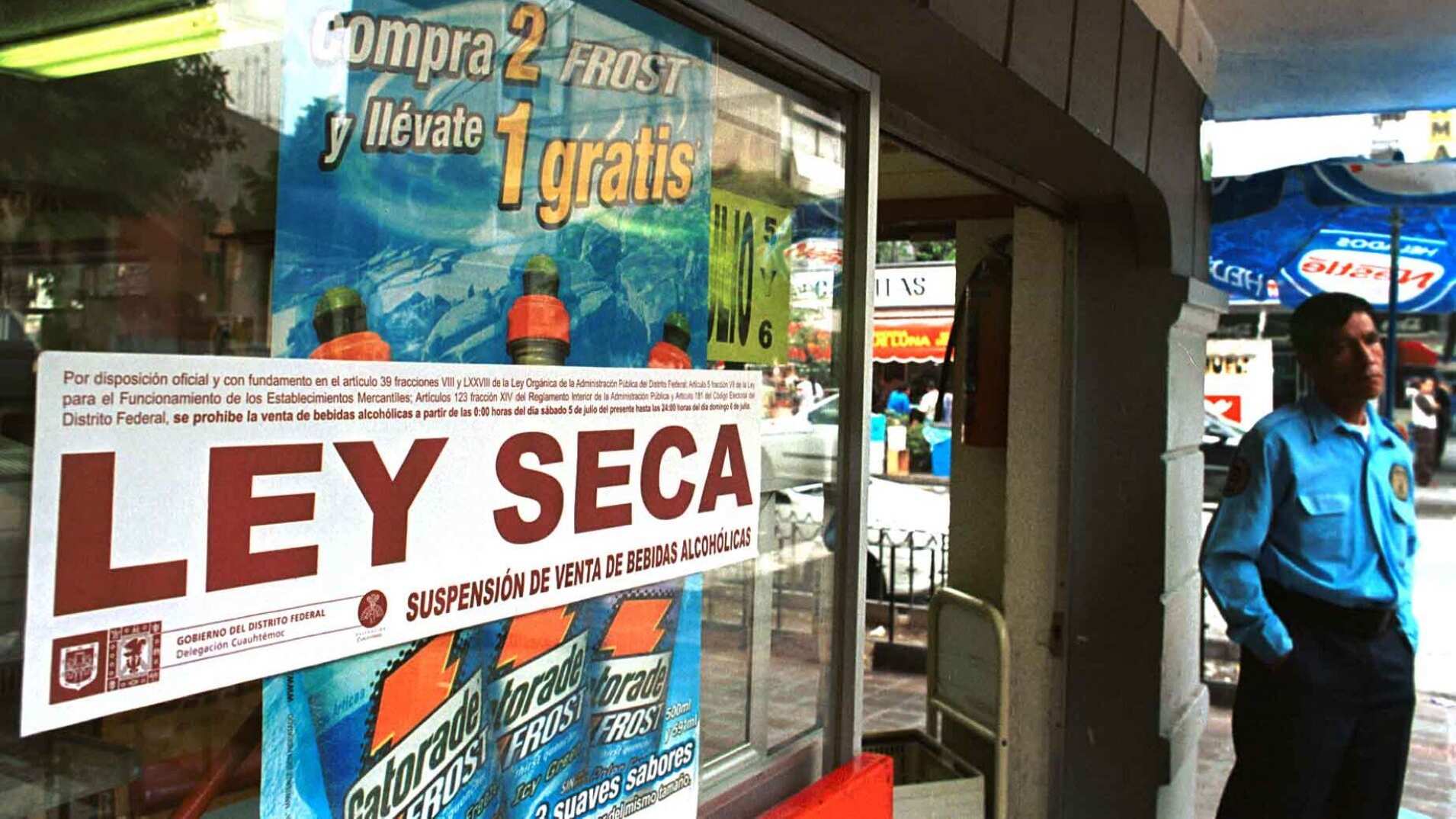 La Ley Seca en la Ciudad de México estará vigente sábado y domingo.