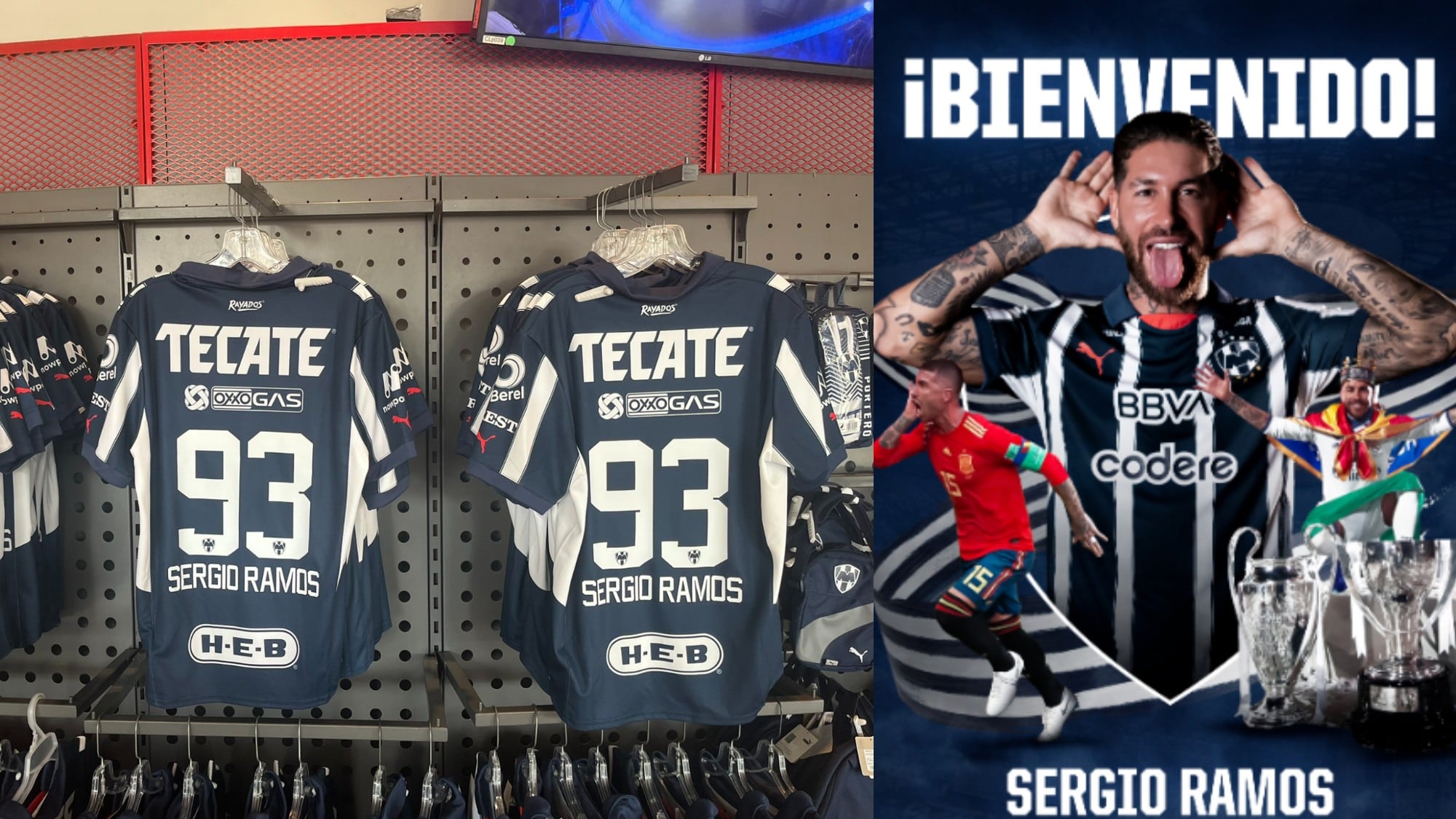 Costo Camiseta de Sergio Ramos en Monterrey