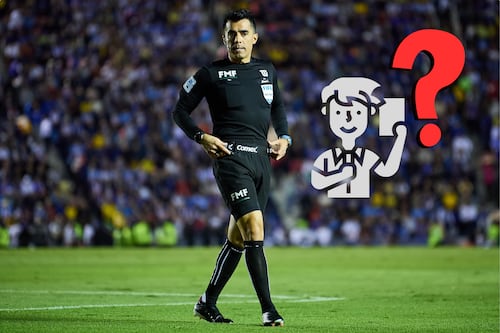 Él es Adonai Escobedo, el árbitro que acusan de robo en el América vs. Cruz Azul