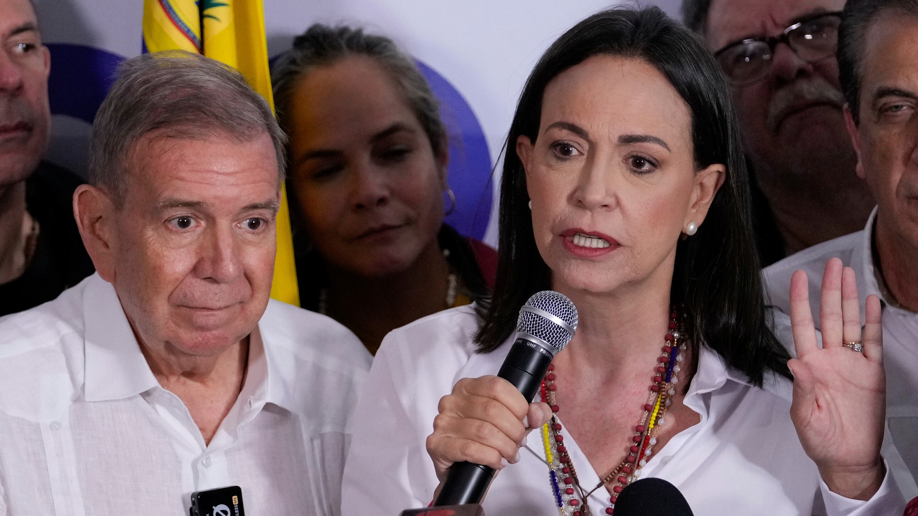 María Corina Machado y Edmundo González: "Esto es desconocer y violar la soberanía popular"
