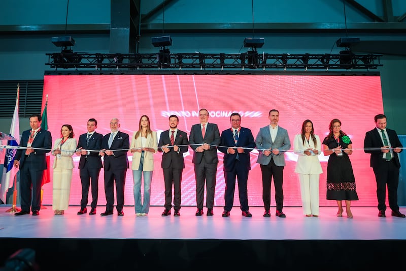 Durante la inauguración de la Expo, estuvo presente Marcelo Ebrard, secretario de Economía del Gobierno de México.