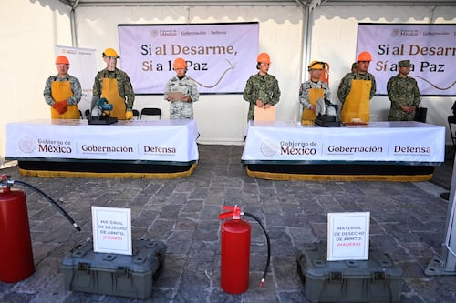 Así avanza el desarme en la CDMX, más de mil armas salieron de circulación en 2025