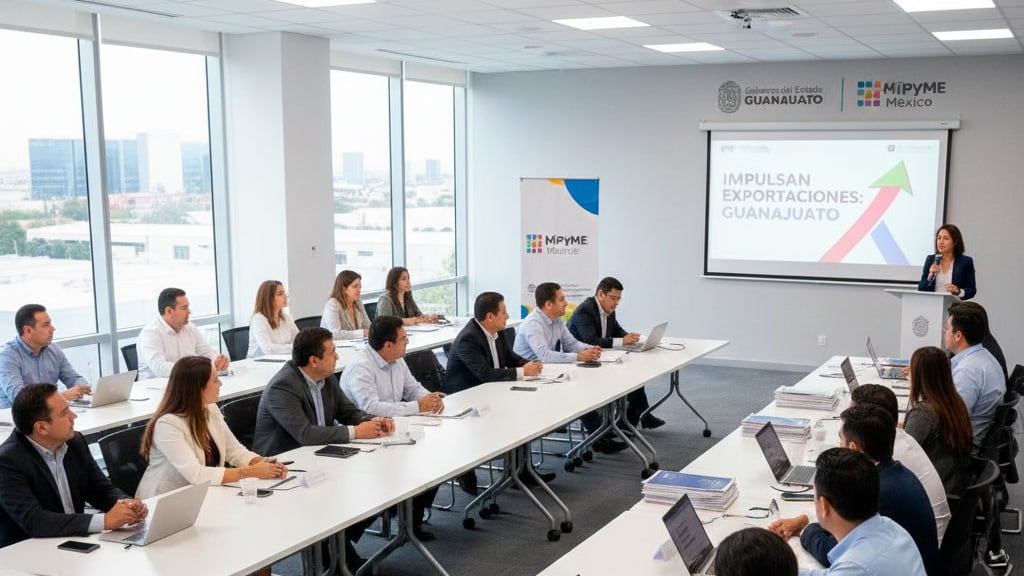 Empresas guanajuatenses participaron en jornadas de capacitación para fortalecer su preparación exportadora y vincularse con mercados internacionales