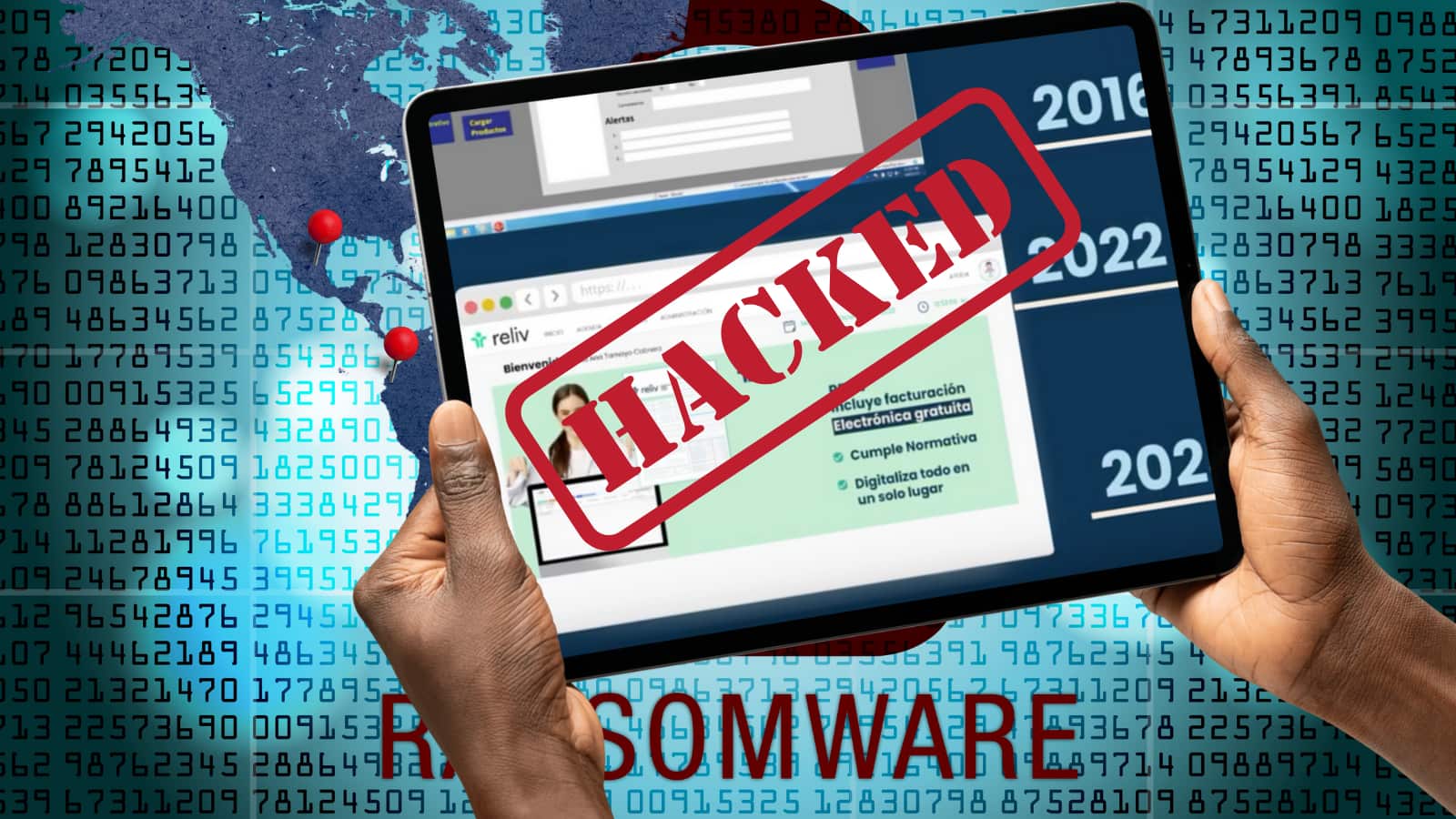 Pacientes de Reliv, en riesgo tras ciberataque de RansomHub que amenaza con liberar información médica sensible.