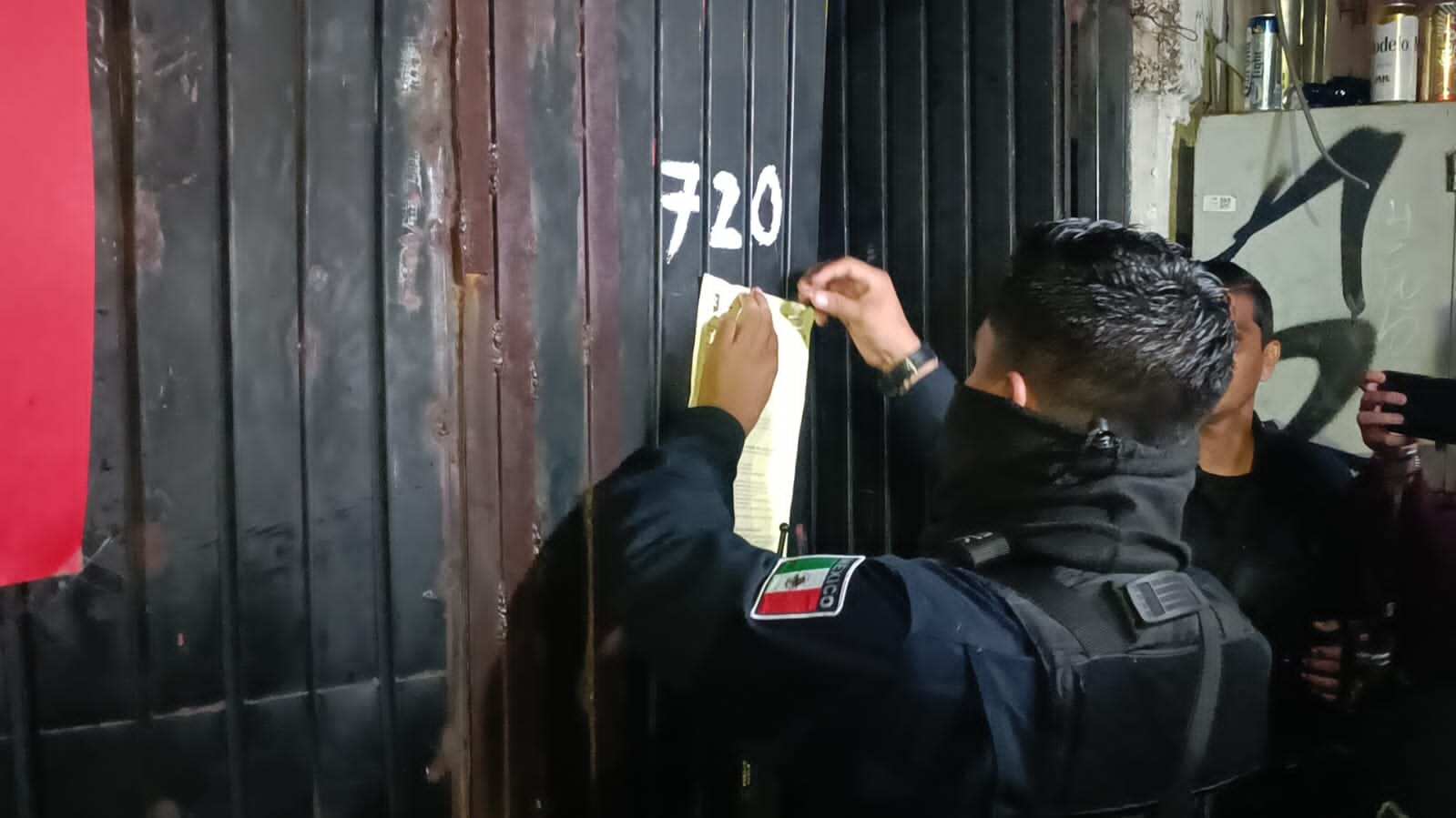 El inmueble fue clausurado porque también hubo venta de alcohol a menores de edad.