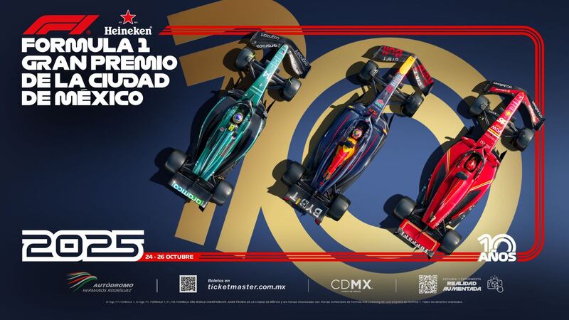 México GP celebrará 10 años con poster inmersivo para 2025