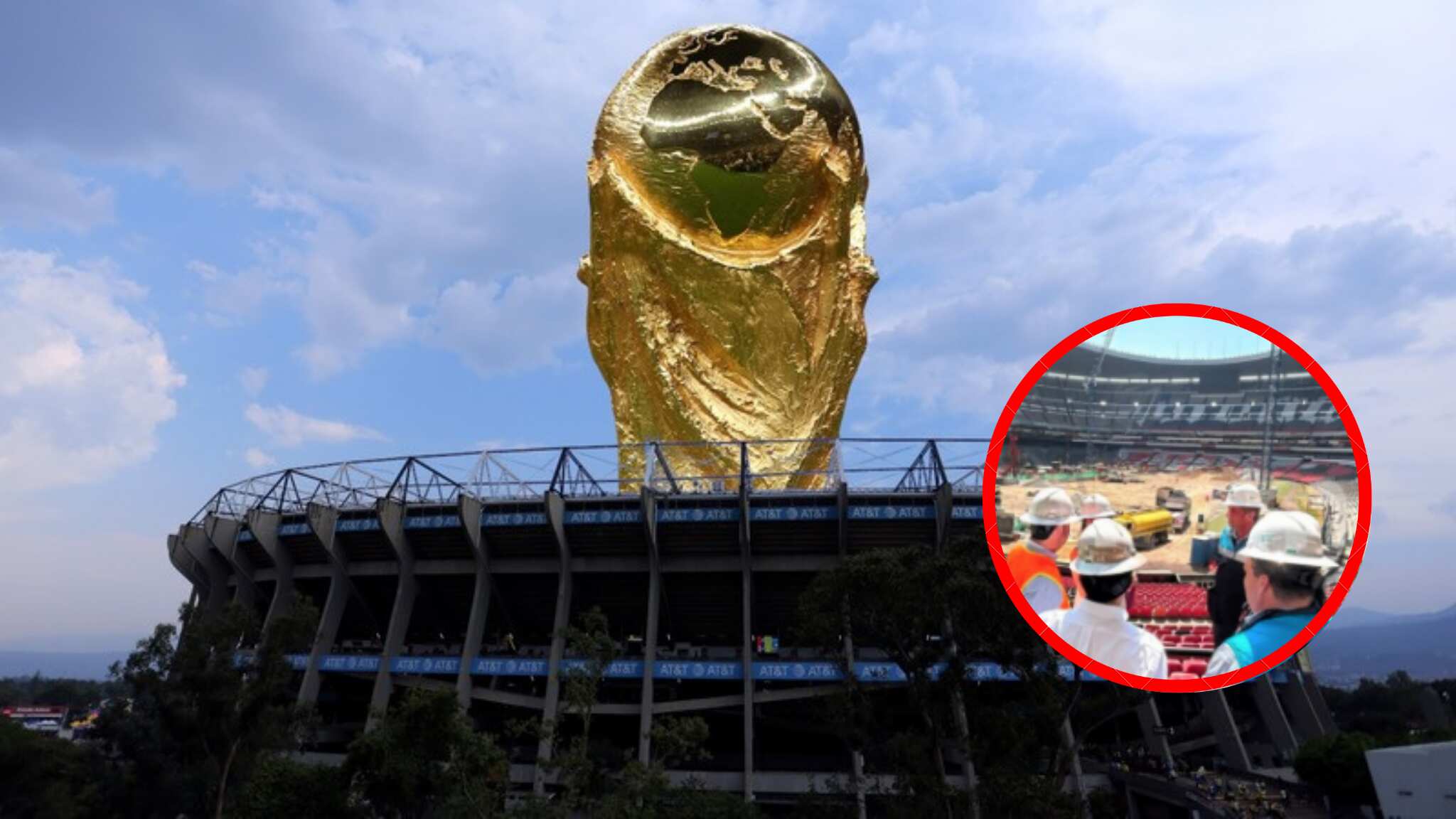 Remodelación del Estadio Azteca muestra poco avance