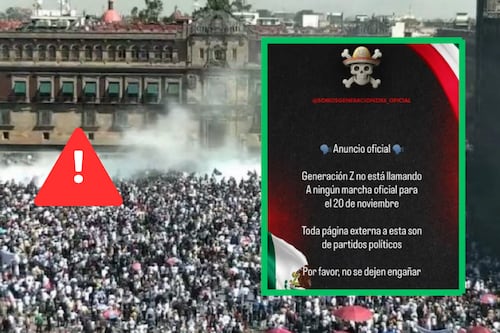 ¿Generación Z México se deslinda de marcha del 20 de noviembre en CDMX? Lo que se sabe