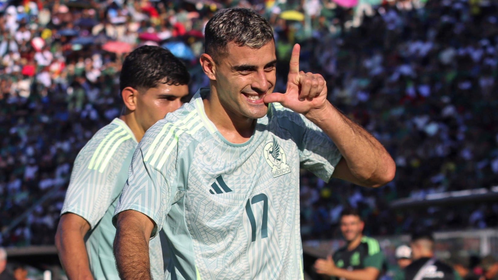 Germán Berterame le dio el triunfo al Tri y se acerca al Mundial.