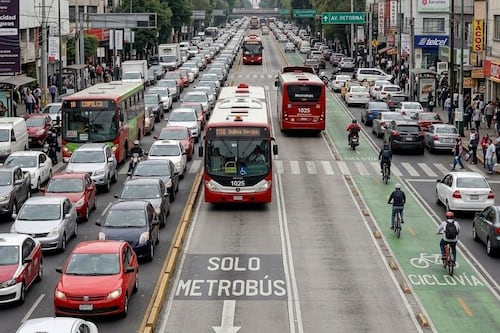 Si 25% de automovilistas migrara a motocicletas se eliminaría por completo la congestión vial en CDMX