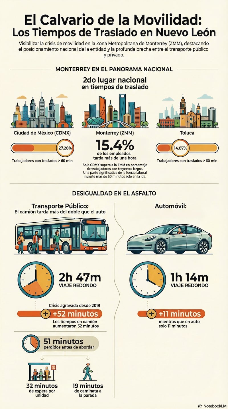 Calvario de movilidad de Nuevo León.