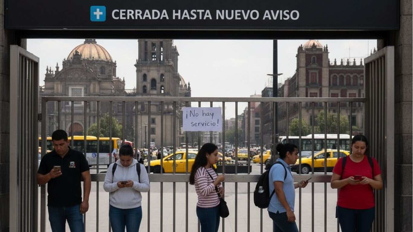 Estación del Metro CDMX cerrada hasta nuevo aviso