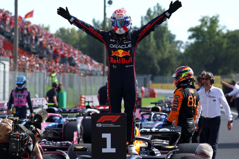 Max Verstappen ganó el GP de Italia.