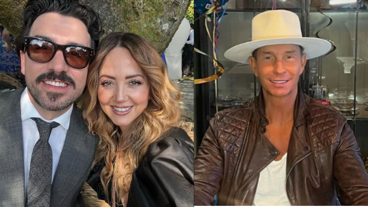 Andrea Legarreta festeja el cumpleaños de Erik Rubín en compañía de Luis Carlos Origel