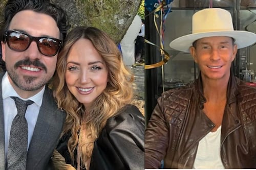 Andrea Legarreta festeja el cumpleaños de Erik Rubín en compañía de Luis Carlos Origel