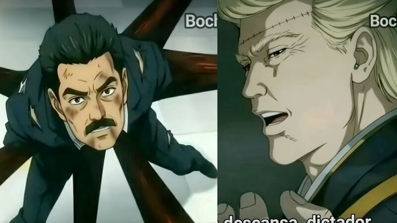 Nicolás Maduro es inmortalizado en anime después ser detenido por Donald Trump