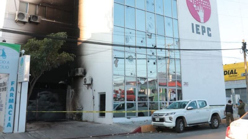 Lanzan molotov contra el Instituto de Elecciones en Chiapas
