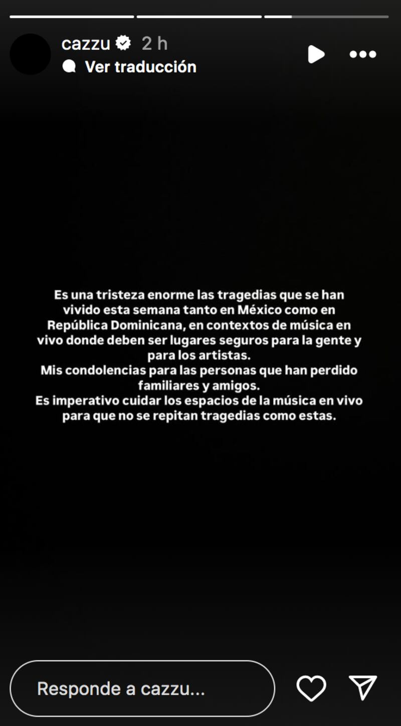 Cazzu reacciona al caso por la muerte de fotógrafos en el Axe Ceremonia