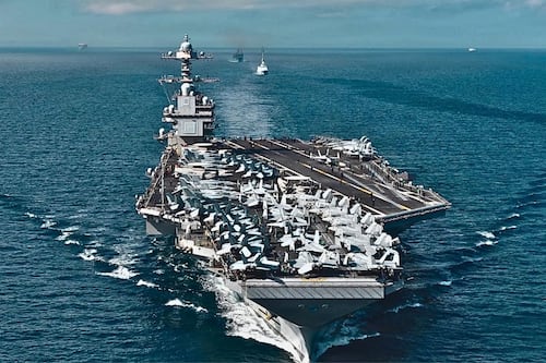 EE. UU. lanza “aviso final” al Cártel de los Soles con su buque más poderoso: El USS Gerald R. Ford llega al Caribe