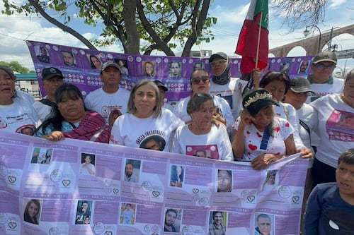 Claman justicia por desaparecidos en Querétaro