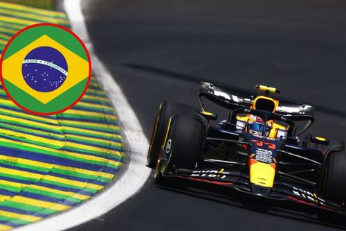 Checo Pérez vuela en el sprint de Brasil para meterse a zona de puntos, McLaren logra el 1-2