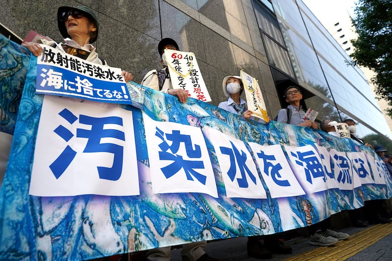 Protestas-en-Japón-por-vaciado-de-agua-contaminada-al-mar
