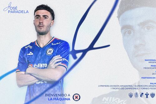 José Paradela es presentado con Cruz Azul: “Por su identidad, es el mejor lugar para mí”