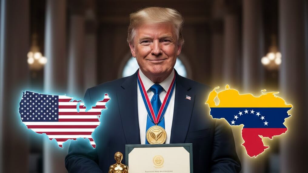 Machado explicó que el gesto se inspiró en un antecedente histórico entre Bolívar y Washington