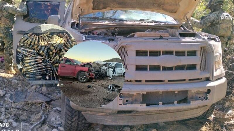 Marinos se enfrentan contra hombres armados en Sonora