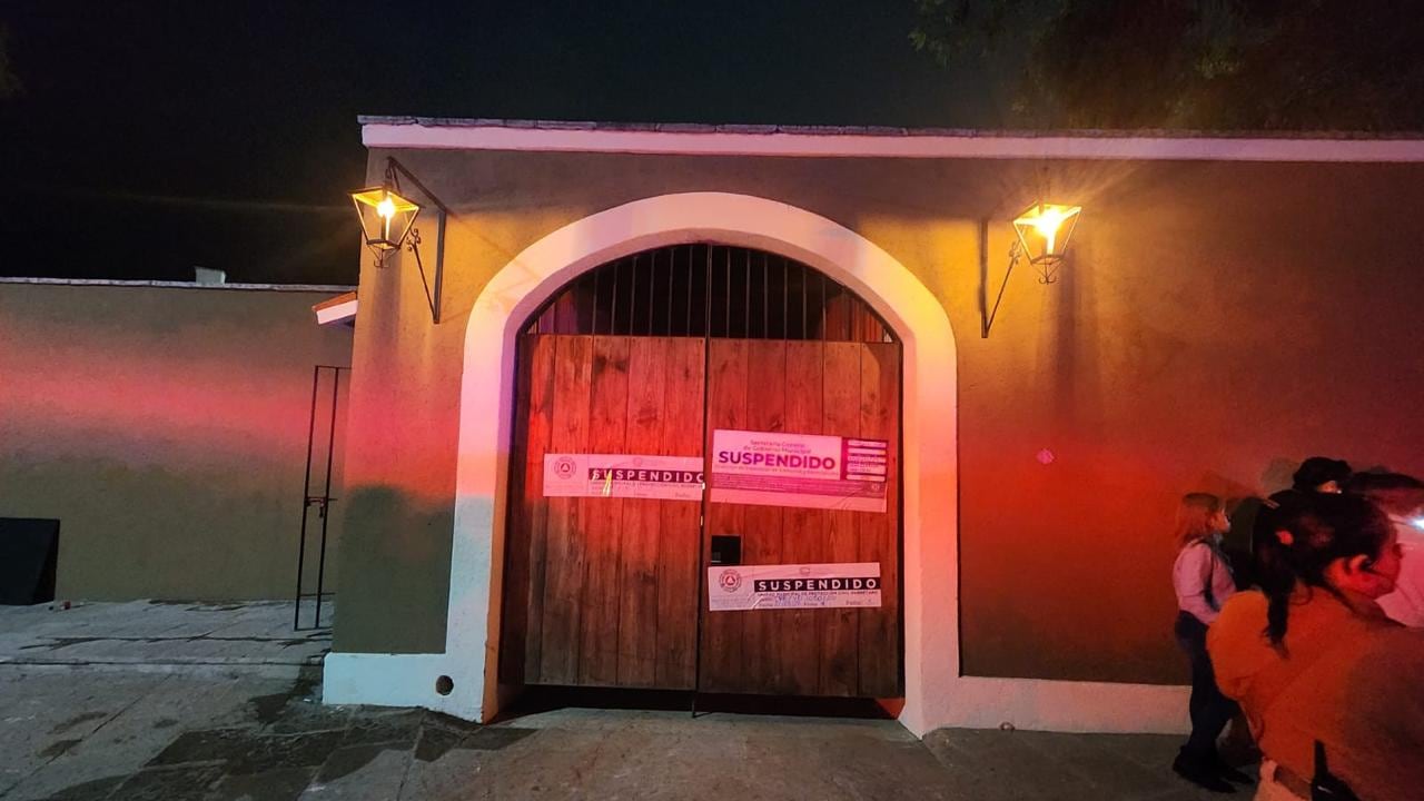 Plaza taurina clausurada.