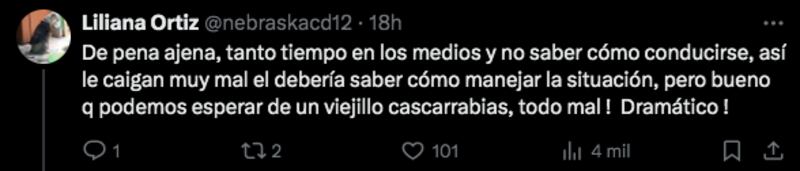 Comentarios en X